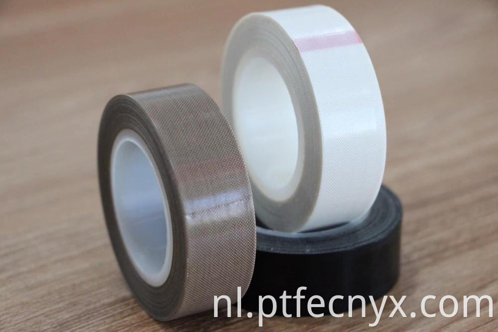 PTFE fabric with adhesive